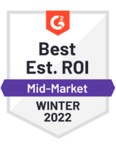 Best est. ROI Mid-Market winter 2022 Best est. ROI Mid-Market winter 2022