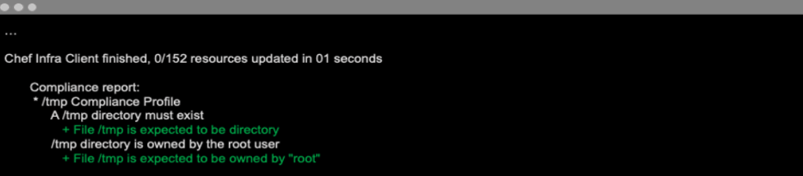 chef infra client screenshot chef infra client screenshot
