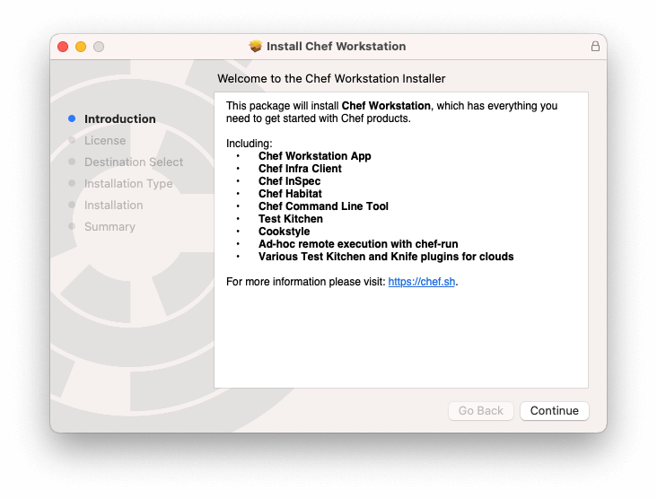 Install Chef Workstation Workflow Install Chef Workstation Workflow