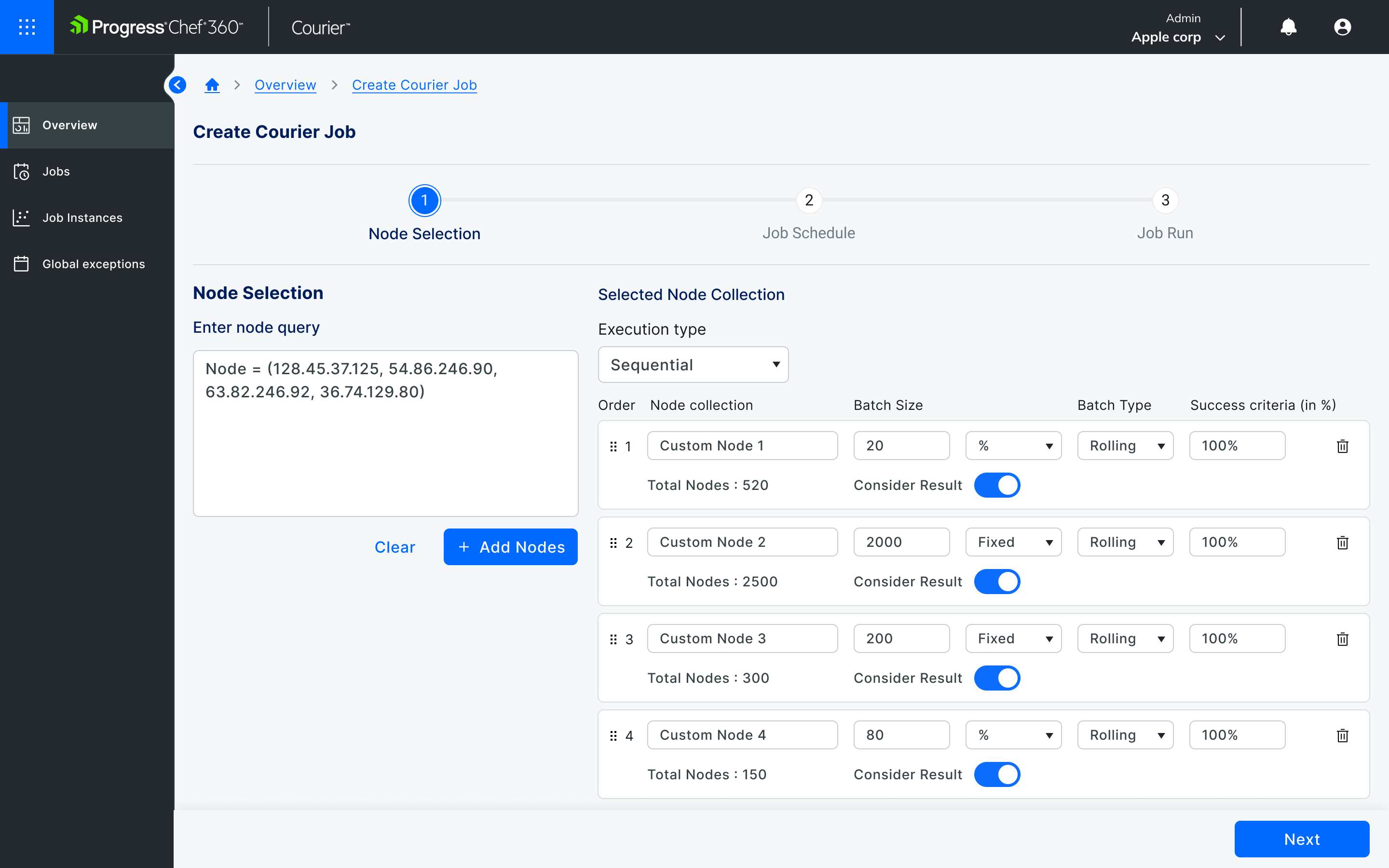 Node Selection - Wherever Node Selection - Wherever
